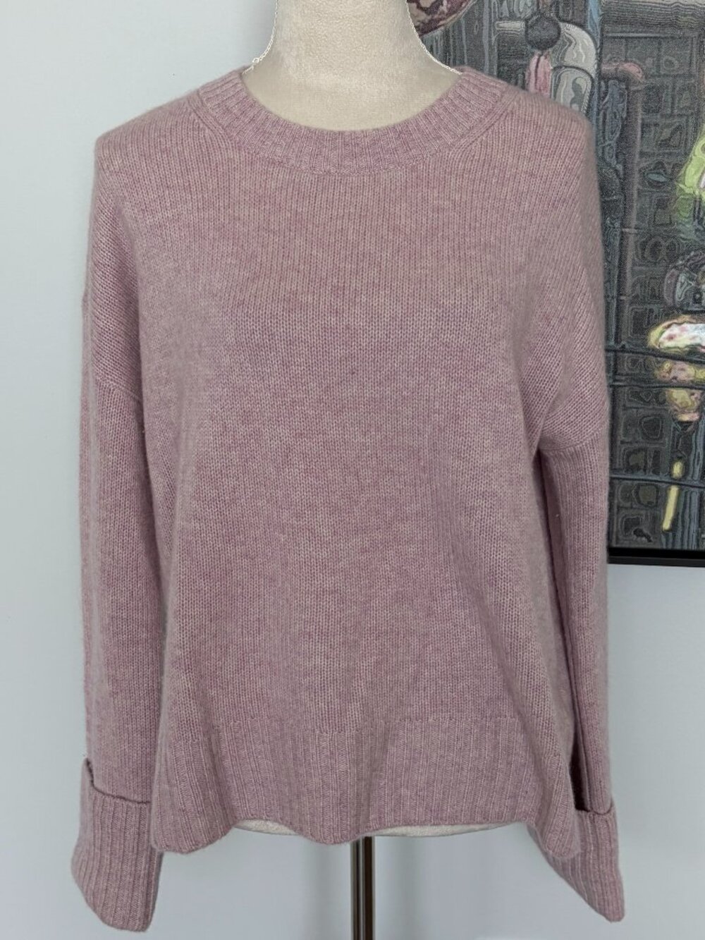 Jason Wu 100% Cashmere Crewneck Sweater L